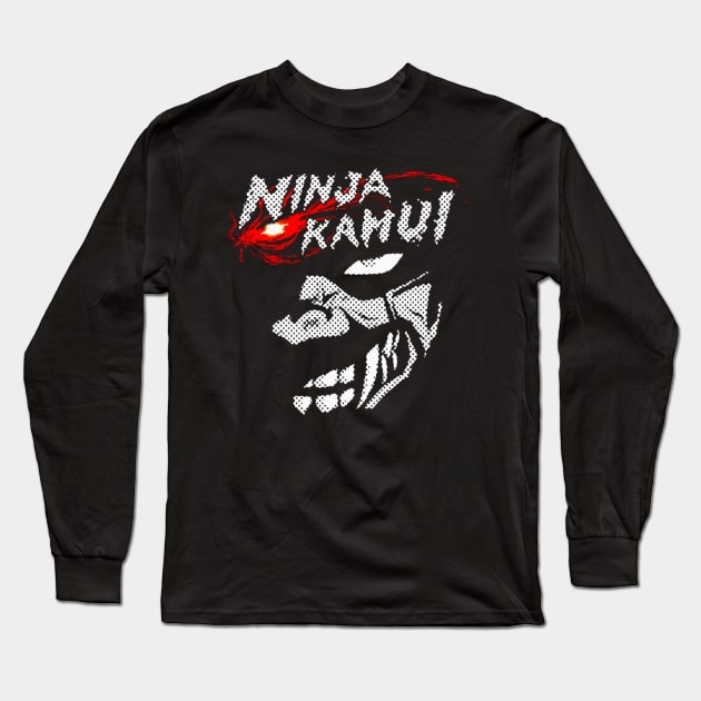 Ninja Kamui Mask Long Sleeve T-Shirt by ArcaNexus